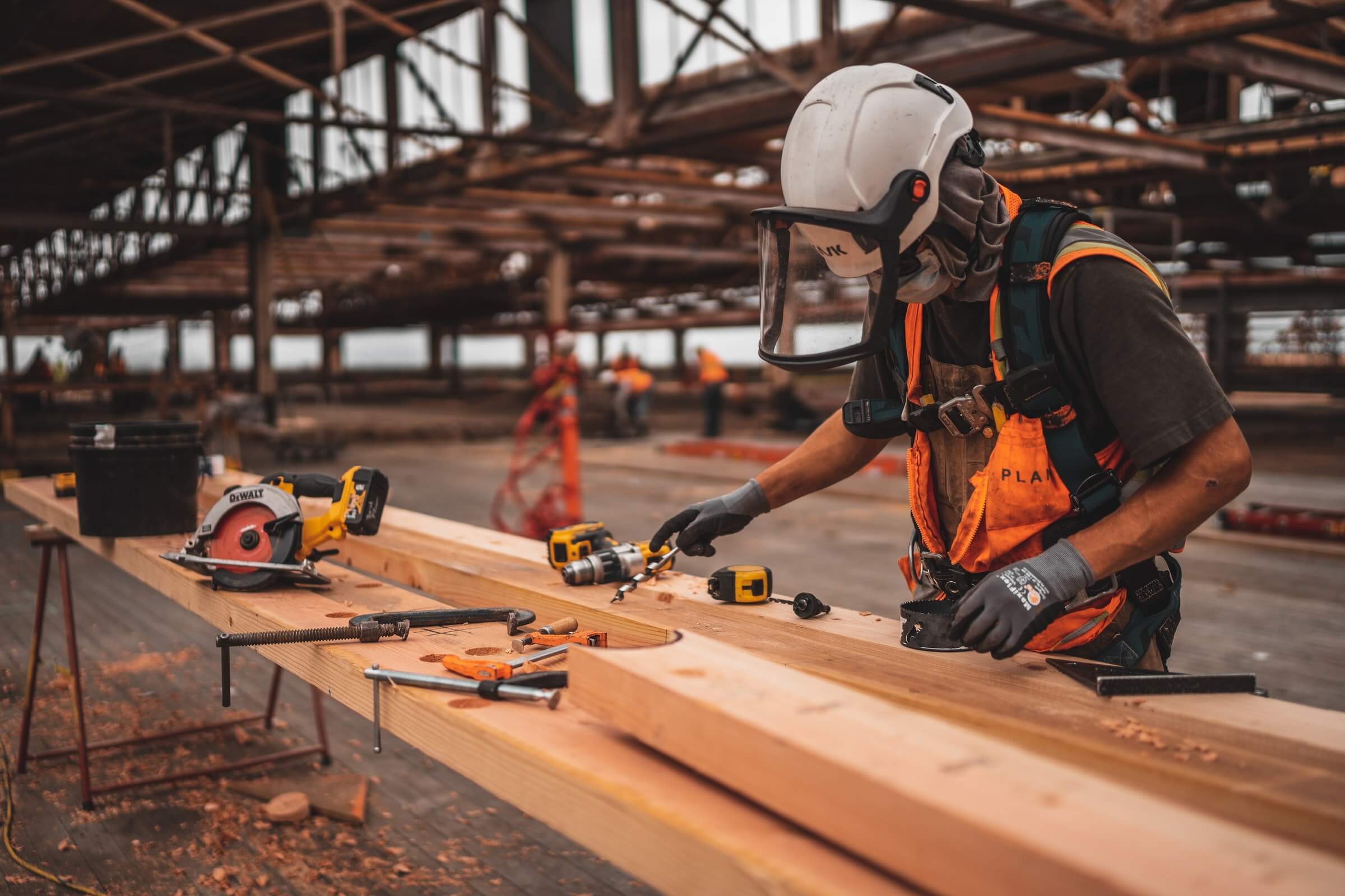 Man Doing Construction